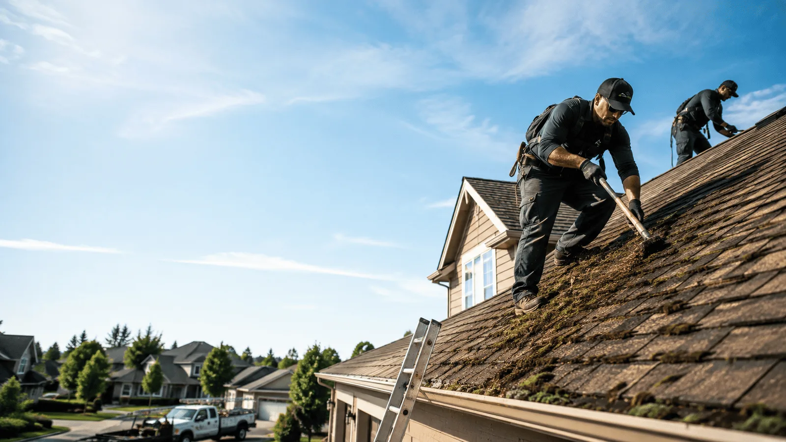 Roof Moss Removal in Bennington, VT near me